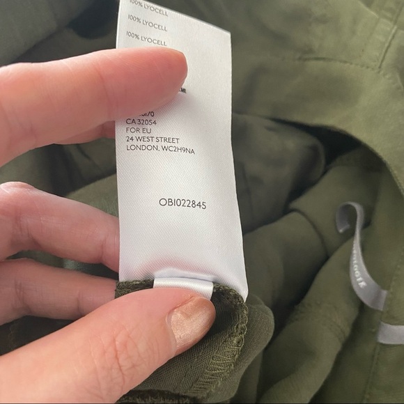 Anthropologie Preston Utility Army Green Jumpsuit Size 6 - Picture 9 of 12